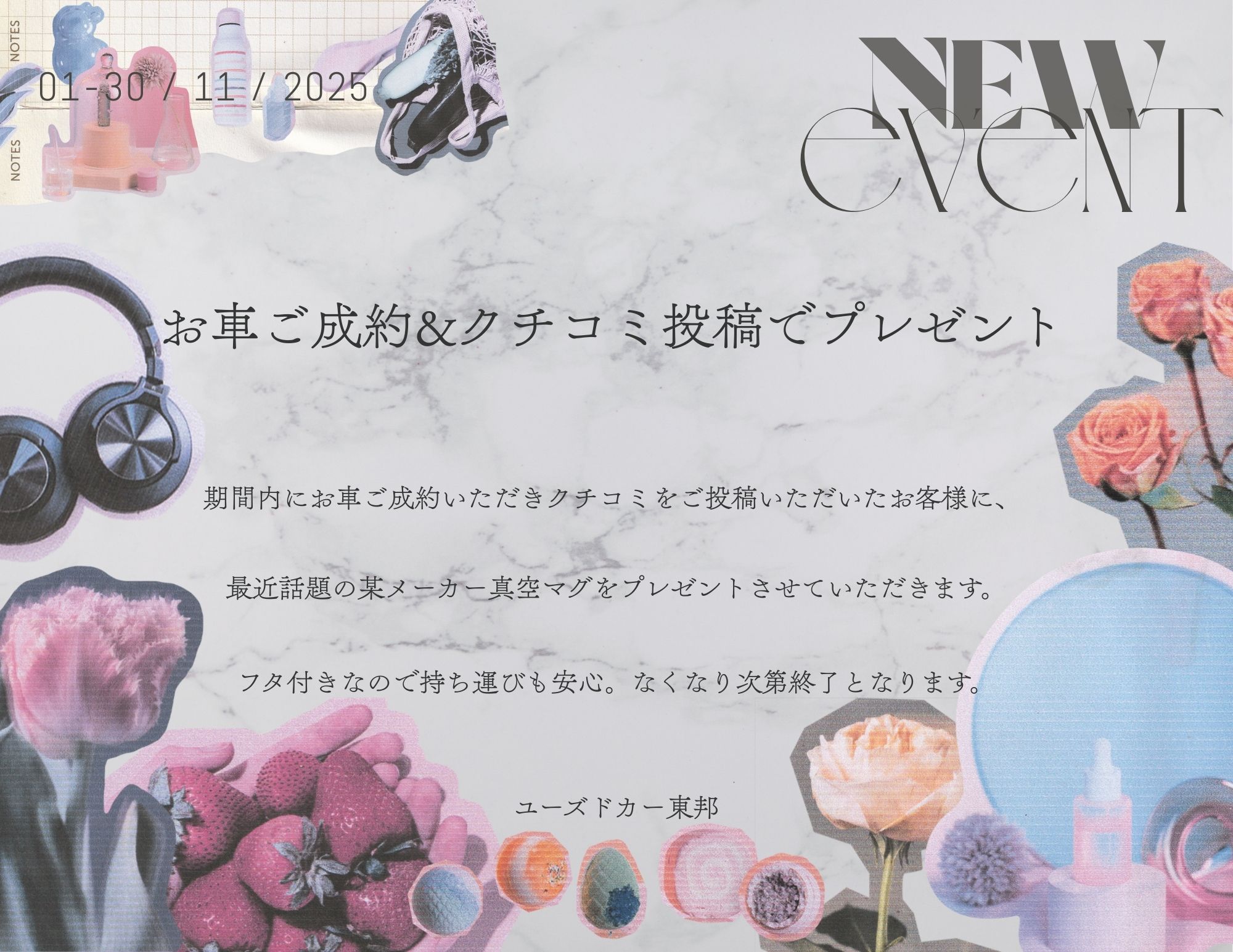 🦁ユーズドカー東邦11月のイベント🦁